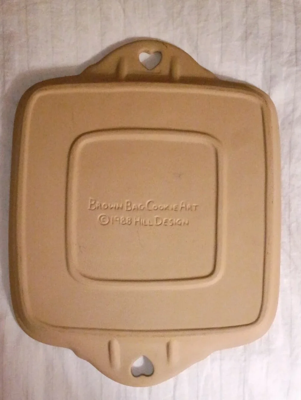 Vintage Hill Design Shortbread Cookie Mold Embossed Bake Botanical Tiles